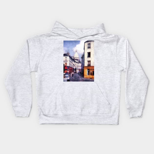 Paris Street Kids Hoodie by SusanSavad